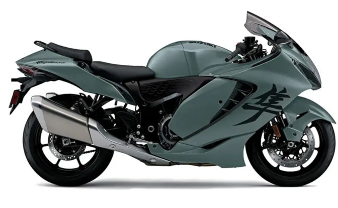 Suzuki Hayabusa Green Side