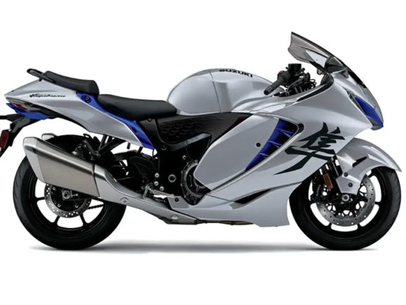 Suzuki Hayabusa Silver Side