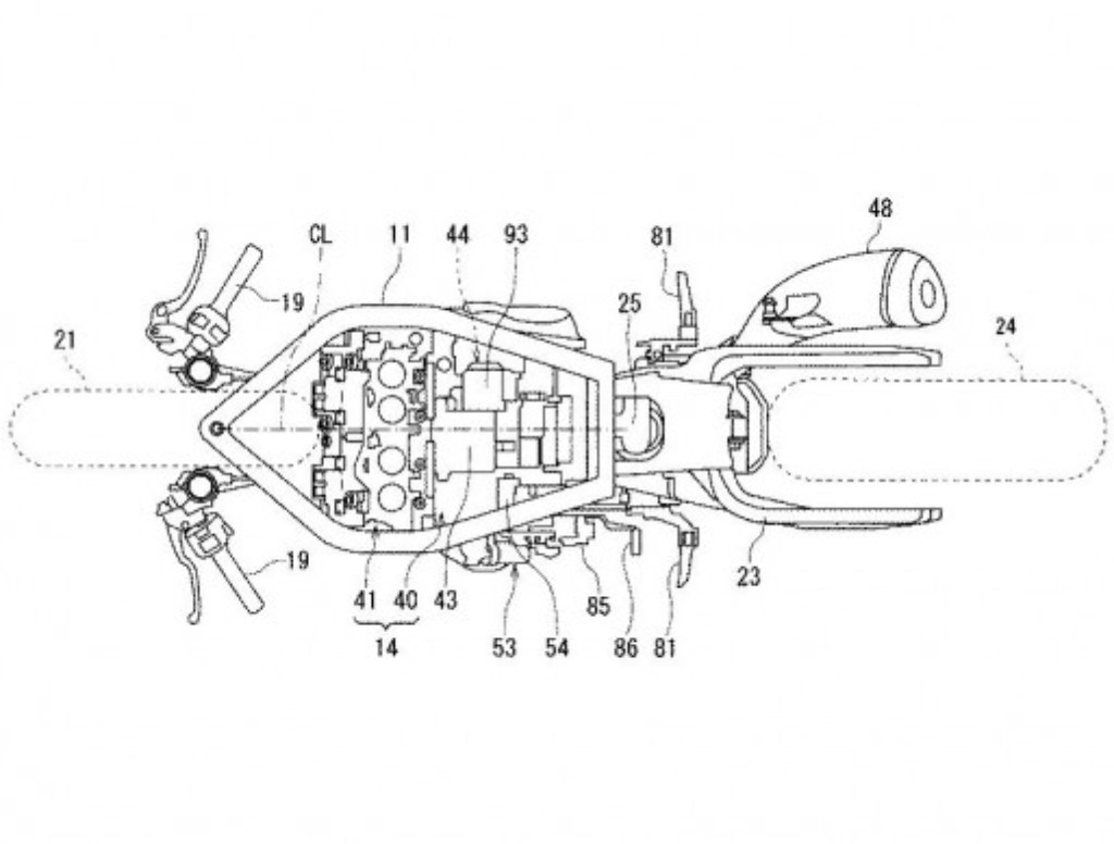 Suzuki Hybrid Bike Patent Image