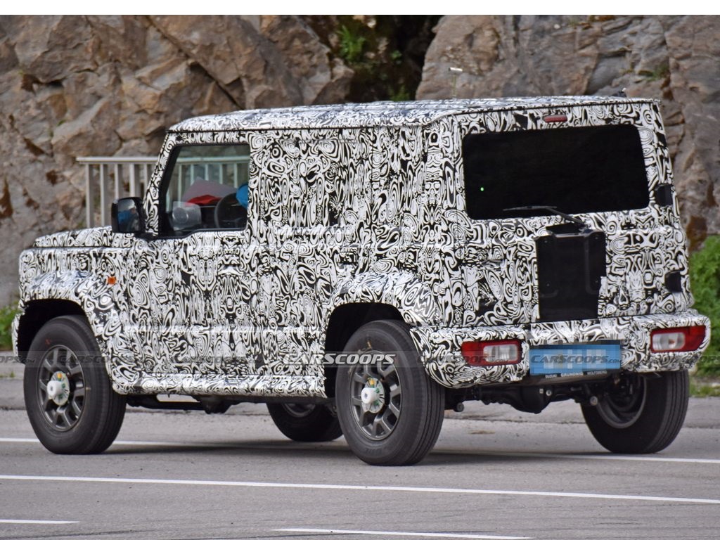 Suzuki Jimny 5 Door Spied Rear