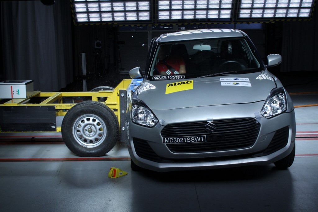 Suzuki Swift Latin NCAP Side Impact Test