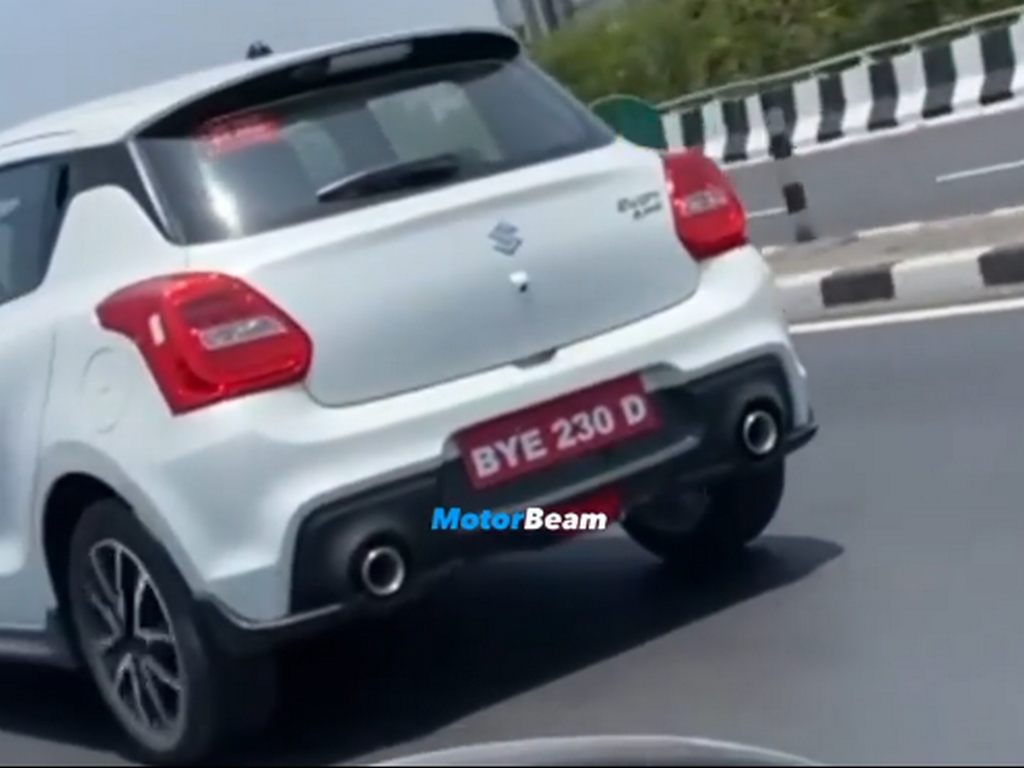 Suzuki Swift Sport Testing Rear Side