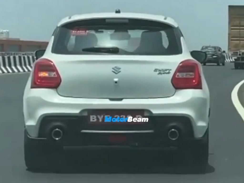 Suzuki Swift Sport Testing Straight Rear