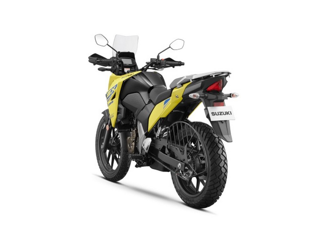 Suzuki V-Strom SX Champion Yellow Rear