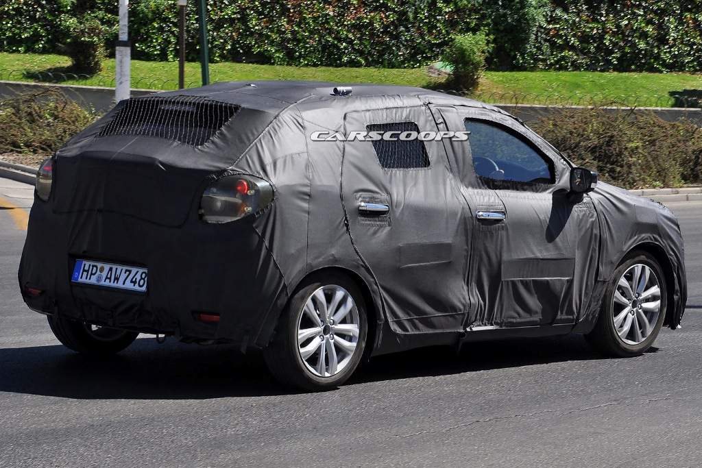 Suzuki YRA Hatchback Spy Shot Europe Rear