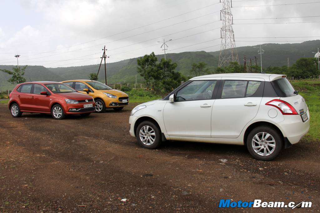 Swift vs Punto Evo vs Polo 1.5 TDI