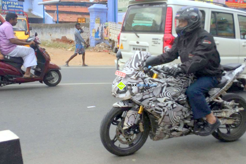 TVS Akula 310 Spied Fairing