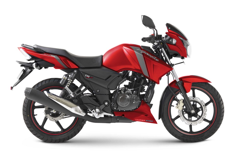 TVS Apache 160 Matte Red