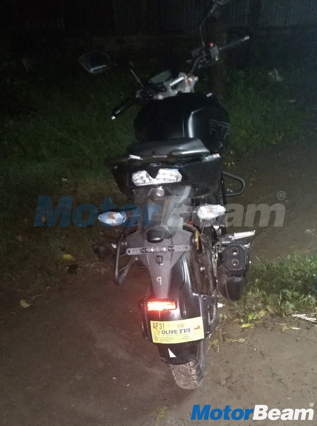 TVS Apache 160 Rear Spotted