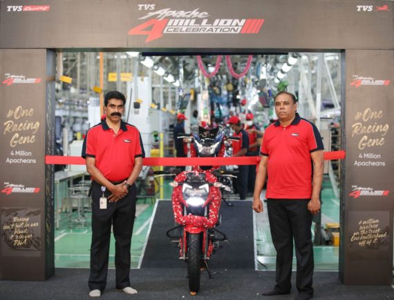 TVS Apache Milestone