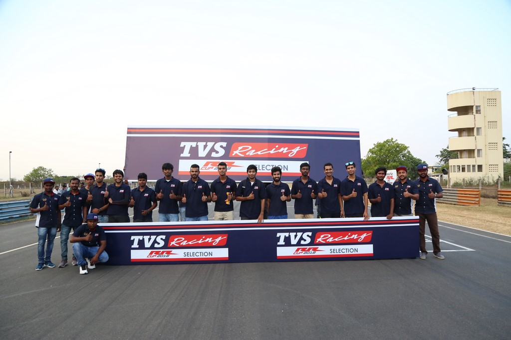 TVS Apache One Make Series Participants