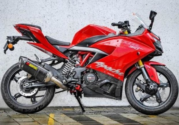 TVS Apache RR 310 Akrapovic Exhaust