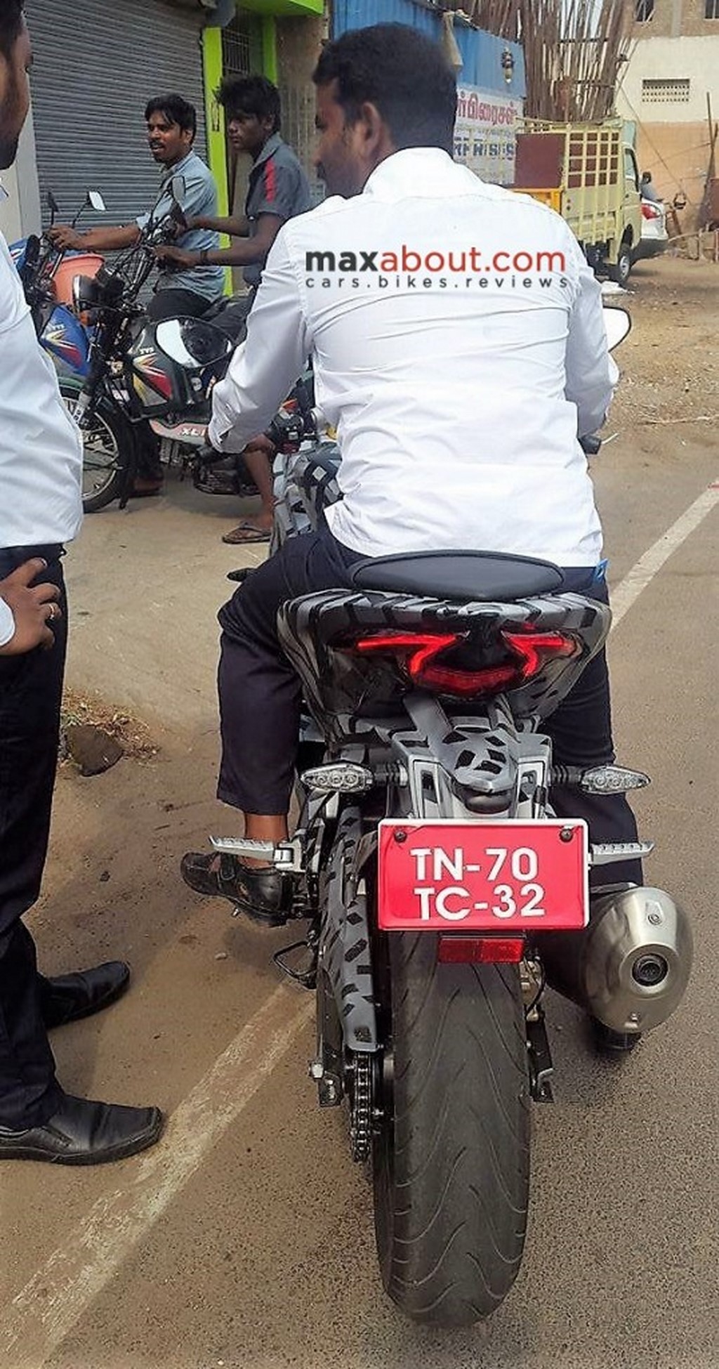 TVS Apache RR 310S Rear Spied