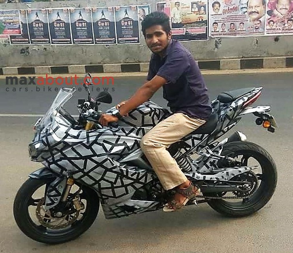 TVS Apache RR 310S Side Spotted