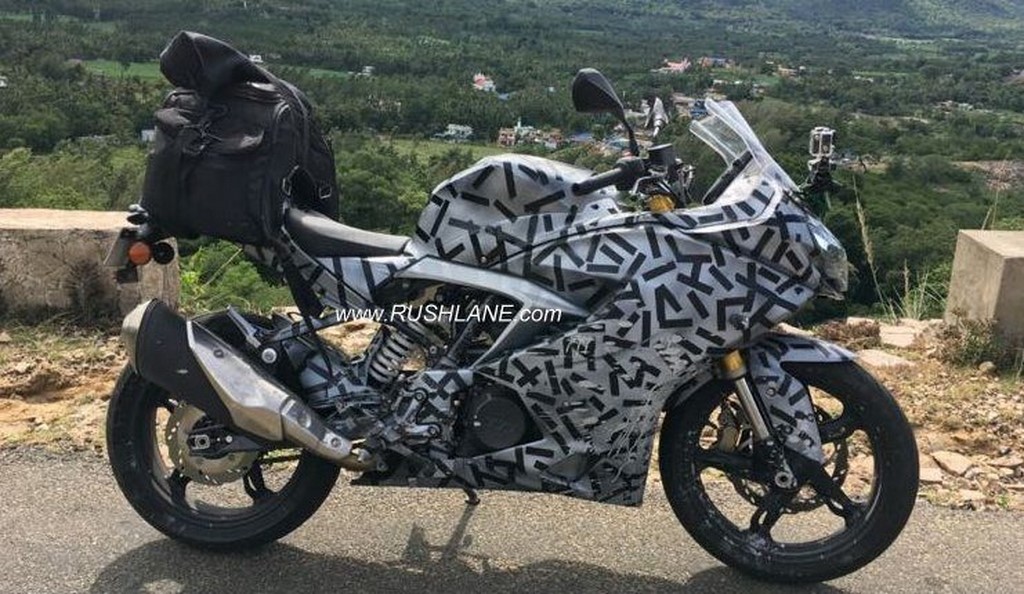 TVS Apache RR 310S Spied