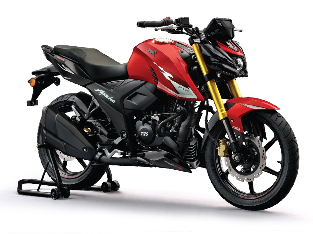 TVS Apache RTR 160 4V New Top End variant front