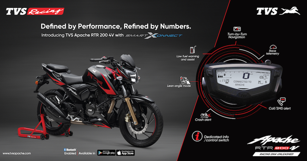 TVS Apache SmartXonnect