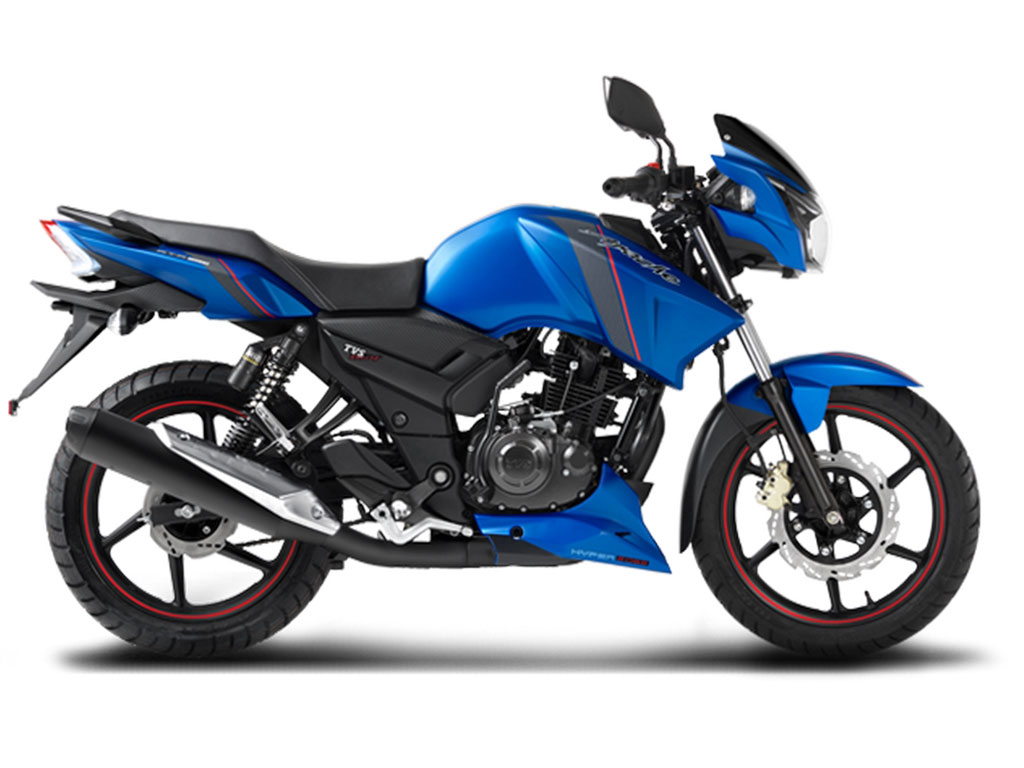TVS Apachte RTR 160 Matte Blue