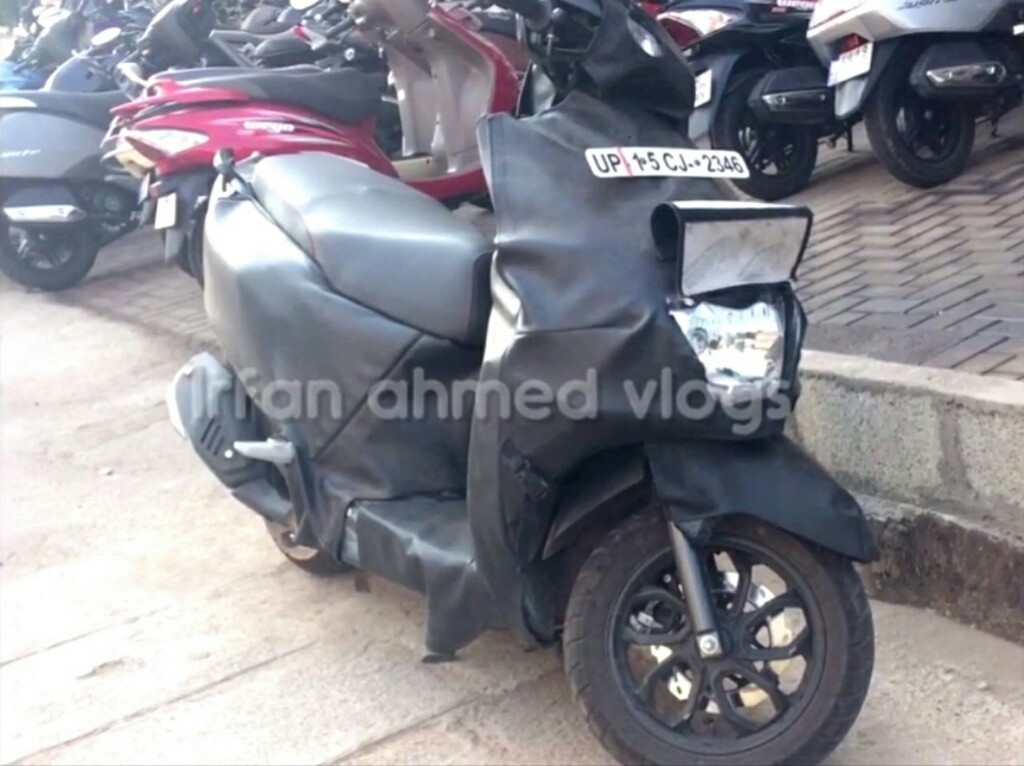 TVS Graphite Scooter Spied