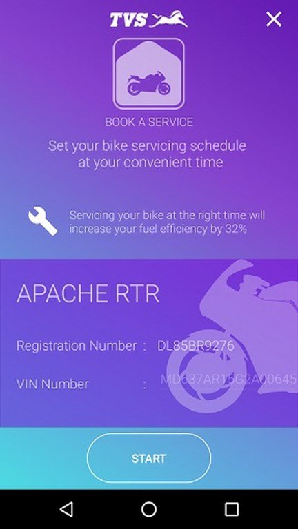 TVS IRIDE Service Booking