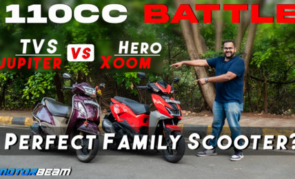 TVS Jupiter vs Hero Xoom 110cc Scooter Comparison Video