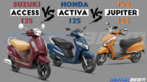 TVS Jupiter vs Honda Activa vs Suzuki Access Hindi Video