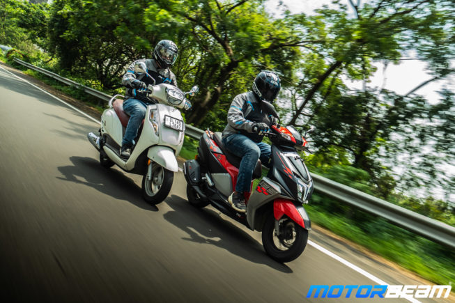 TVS NTorq 125 vs Suzuki Access 125 Comparison Review 19