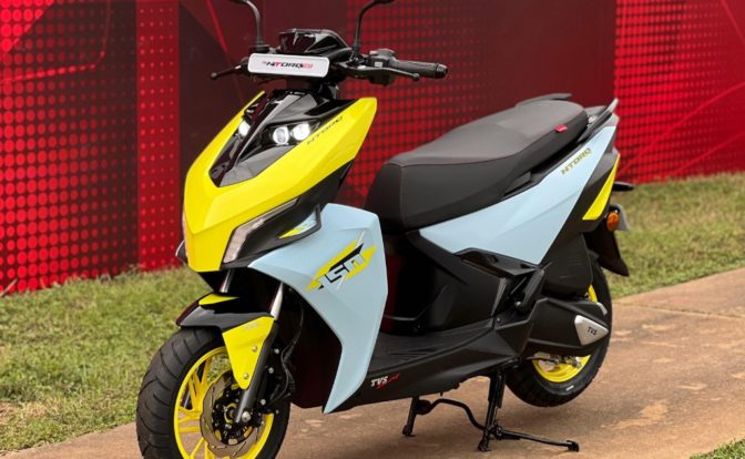 TVS Ntorq 150 front