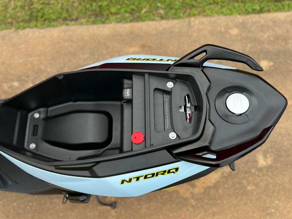 TVS Ntorq 150 storage