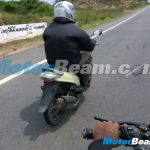 TVS Scooter Spy Shot Bangalore Rear