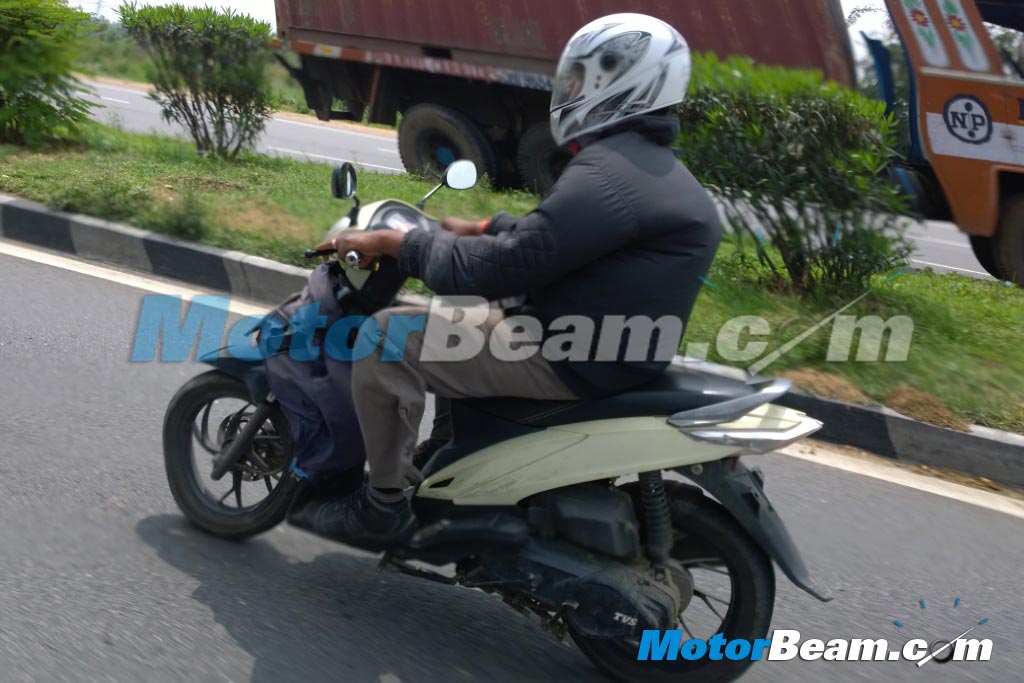TVS Scooter Spy Shot Bangalore