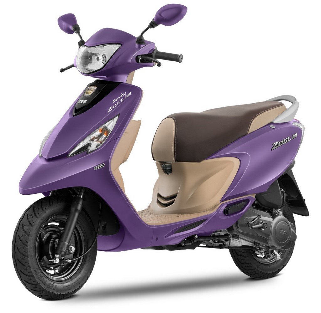 TVS Scooty Zest 110 Matte Purple