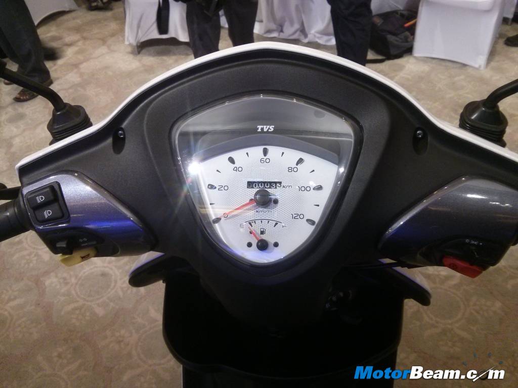 TVS Scooty Zest Console