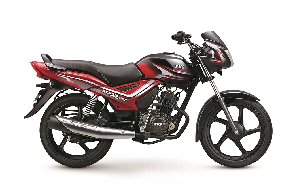 TVS StaR City+ Side Profile