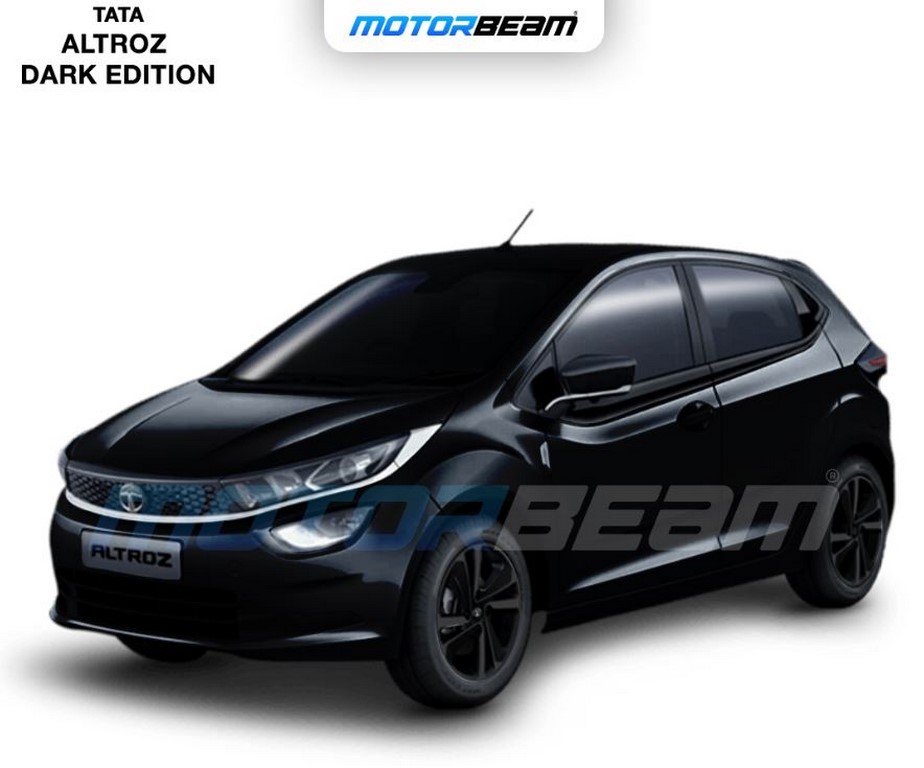 Tata Altroz Dark Edition Rendered