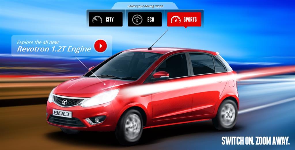 Tata Bolt Sports Driving Mode