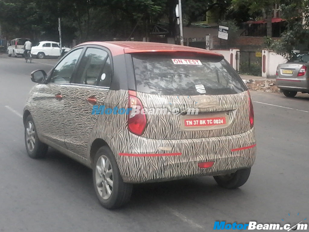 Tata Bolt Spy Shot Chennai Rear