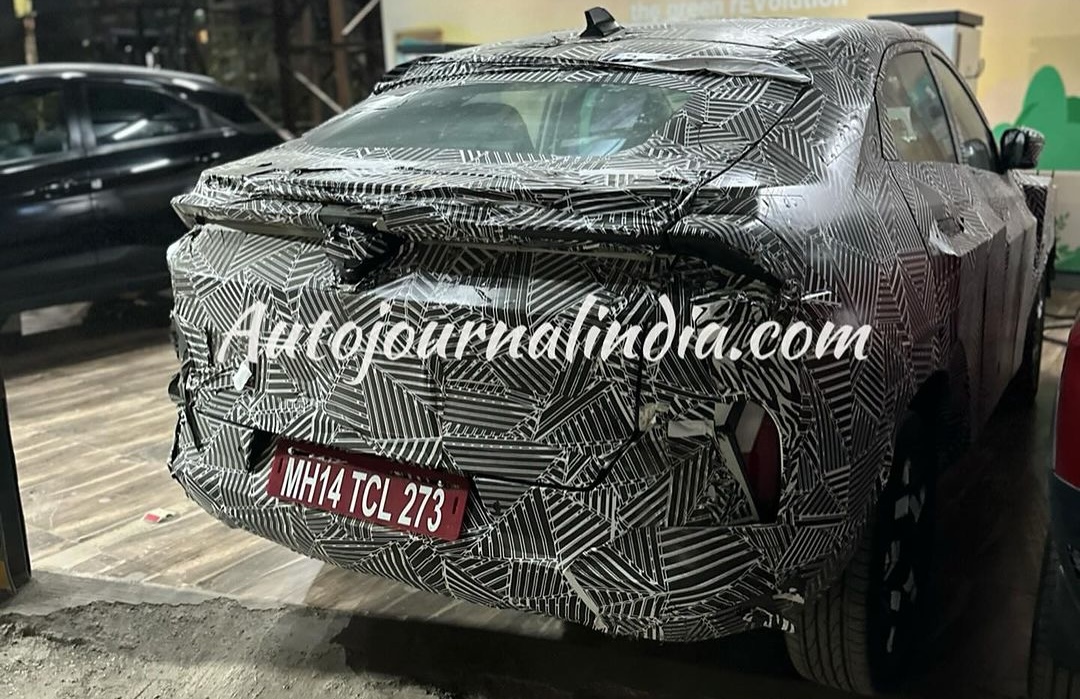 Tata Curvvy EV Spotted Rear