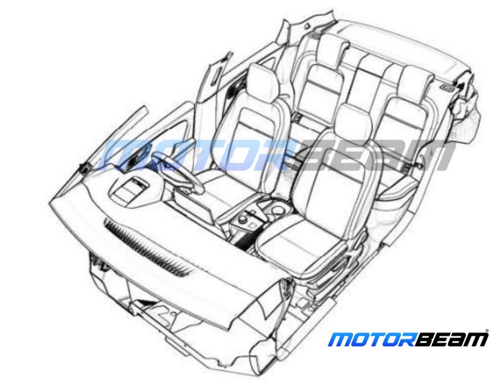 Tata Curvv Interior Design Patent