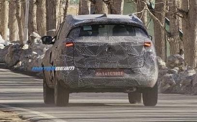 Tata Curvv Production Version Spotted Testing