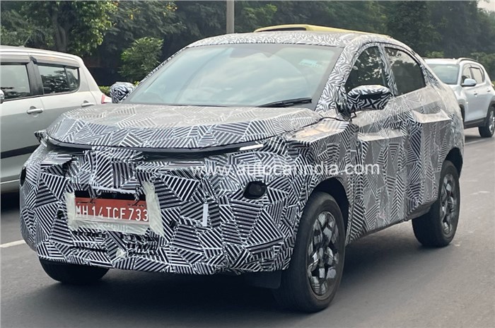 Tata Curvv Prototype Spotted