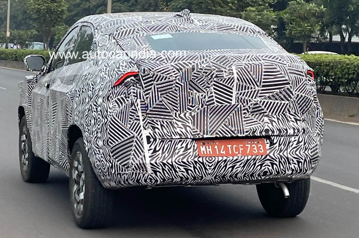 Tata Curvv Prototype Spy Shot