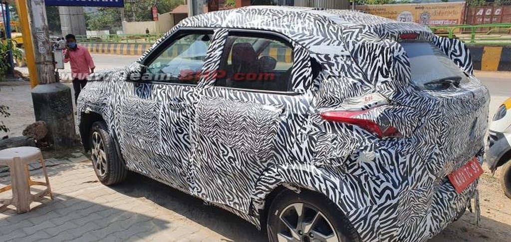 Tata HBX Spied Rear