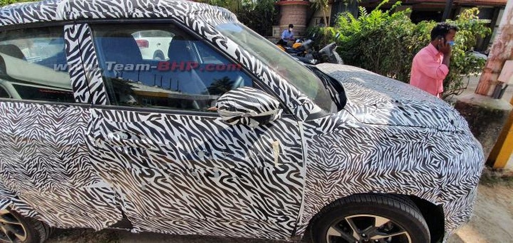 Tata HBX Spied Side