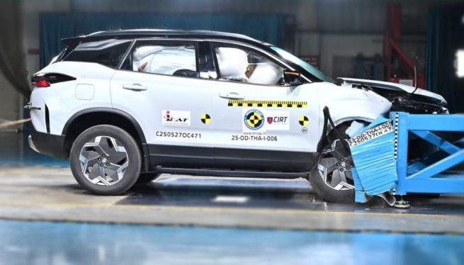 Tata Harrier EV Crash Test