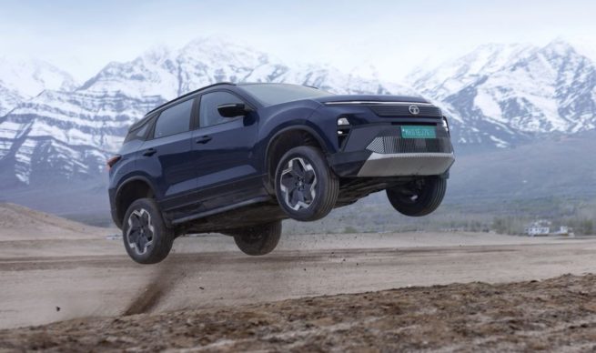 Tata Harrier EV Jump
