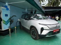 Tata Harrier EV charging