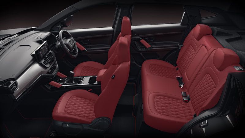 Tata Harrier Red Dark Interior