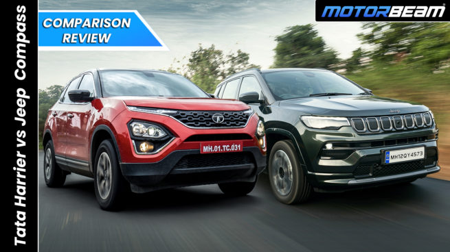Tata Harrier vs Jeep Compass Hindi