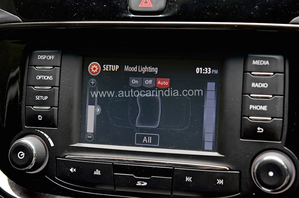 Tata Hexa Concept Infotainment System
